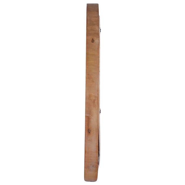 vidaXL Wall Mirror 40 cm Teak Round