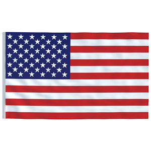 vidaXL United States Flag and Pole Aluminum 6.2 m