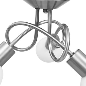 vidaXL Ceiling Lamp with Ceramic Shades for 3 E14 Bulbs