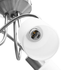 vidaXL Ceiling Light with Ceramic Lampshades for 3 E14 Bulbs