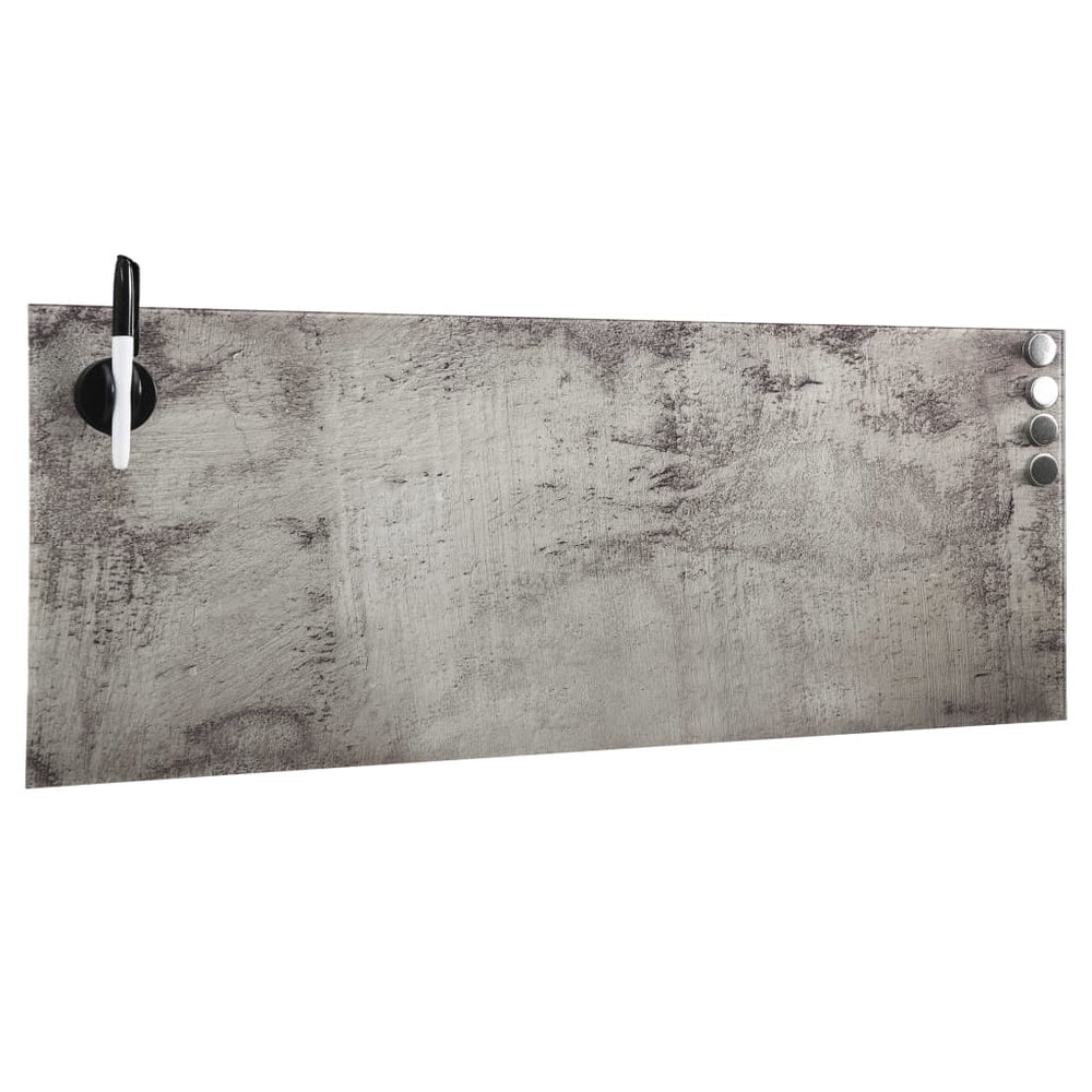 vidaXL Glass Magnetic Board Wall-mounted 60x20 cm