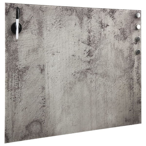 vidaXL Magnetic Glass Whiteboard Wall-Mounted 40x40 cm