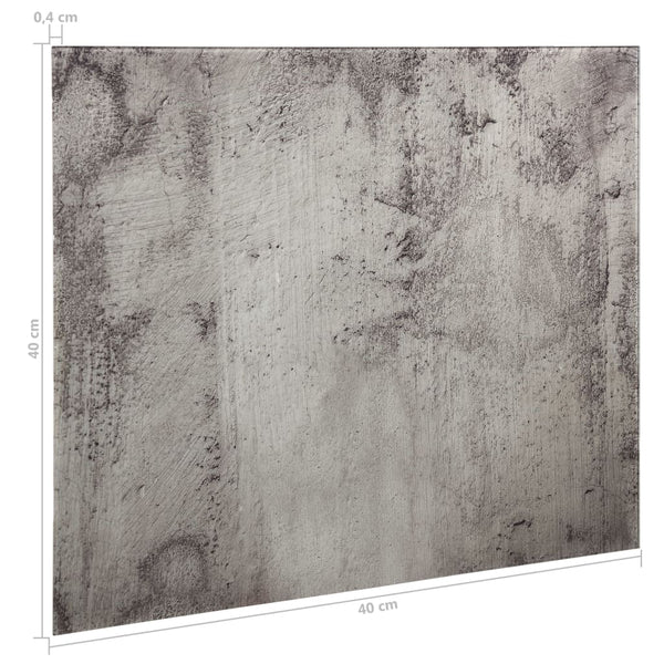 vidaXL Magnetic Glass Whiteboard Wall-Mounted 40x40 cm