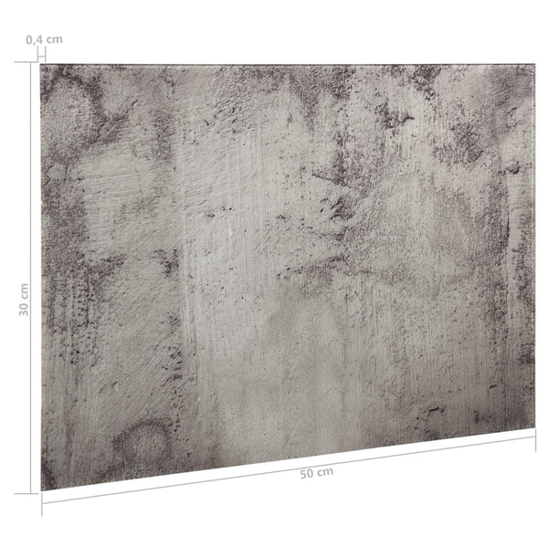 vidaXL Magnetic Glass Whiteboard Wall-Mounted 50x30 cm