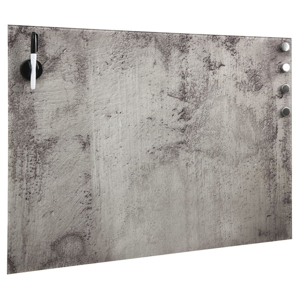 vidaXL Magnetic Glass Whiteboard Wall-Mounted 60x40 cm