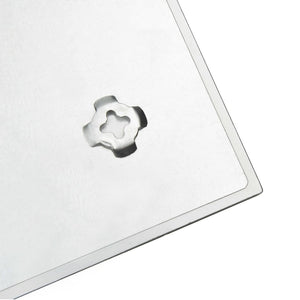 vidaXL Magnetic Glass Whiteboard Wall-Mounted 60x60 cm