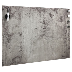 vidaXL Magnetic Glass Whiteboard Wall-Mounted 80x60 cm