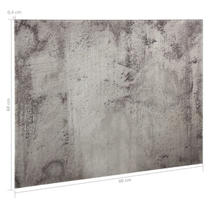 vidaXL Magnetic Glass Whiteboard Wall-Mounted 80x60 cm