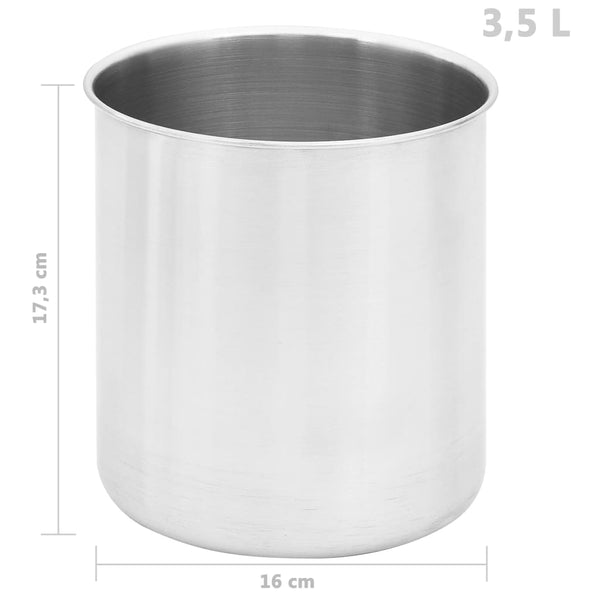 vidaXL Sauce Dispenser Stainless Steel 3.5 L