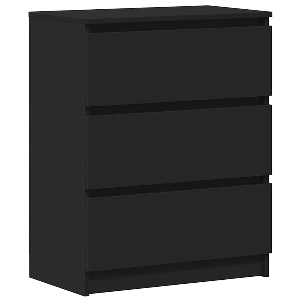 vidaXL Sideboard Black 60x35x76 cm Engineered Wood