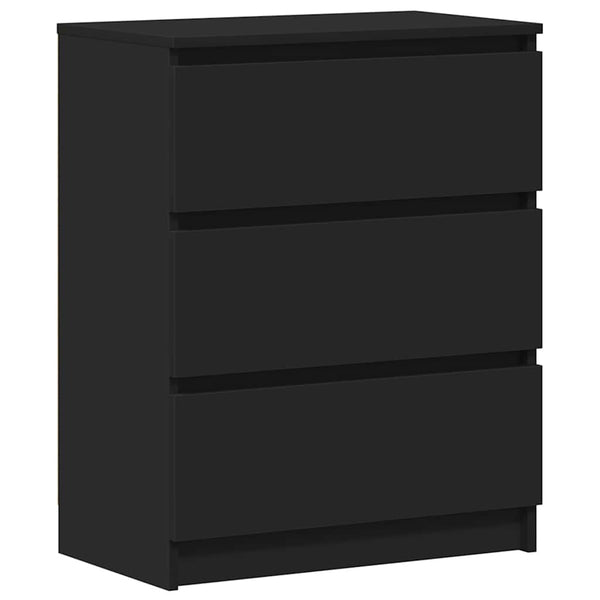 vidaXL Sideboard Black 60x35x76 cm Engineered Wood
