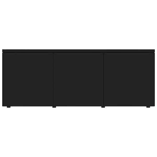 vidaXL TV Cabinet Black 80x34x30 cm Engineered Wood