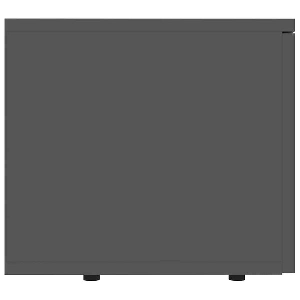 vidaXL TV Cabinet Black 80x34x30 cm Engineered Wood