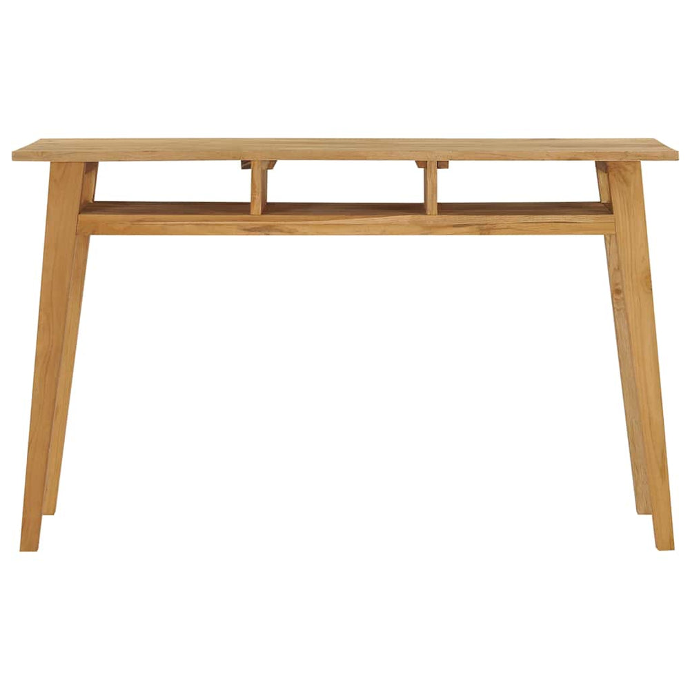 vidaXL Console Table 120x35x75 cm Solid Teak Wood