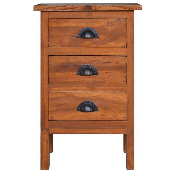 vidaXL Nightstand 40x35x60 cm Solid Teak Wood