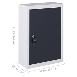 vidaXL Workbench with 4 Tool Panels and 2 Wall Cabinets