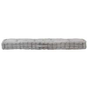 vidaXL Pallet Cushions 2 pcs. Cotton Grey