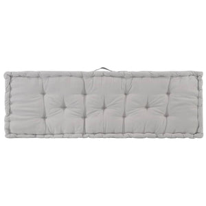 vidaXL Pallet Cushions 2 pcs. Cotton Grey