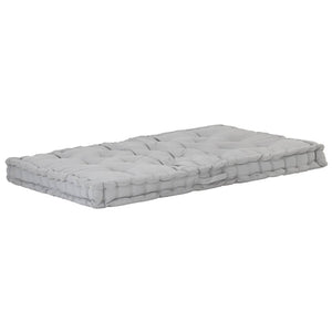 vidaXL Pallet Cushions 2 pcs. Cotton Grey
