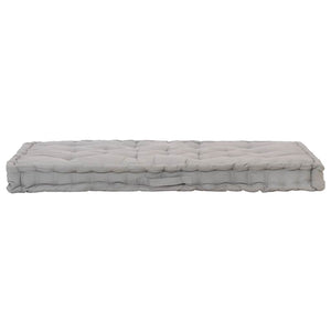 vidaXL Pallet Cushions 2 pcs. Cotton Grey