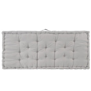 vidaXL Pallet Cushions 2 pcs. Cotton Grey