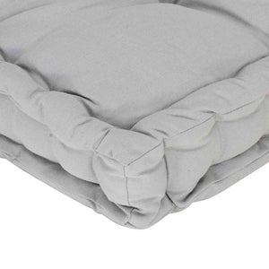 vidaXL Pallet Cushions 2 pcs. Cotton Grey