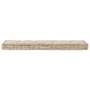 vidaXL Pallet Cushions 2 pcs. Cotton Beige