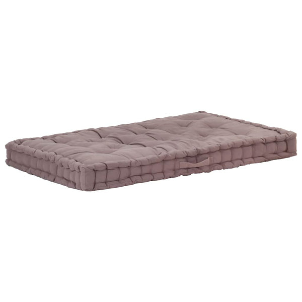 vidaXL Pallet Cushions 2 pcs. Cotton Taupe