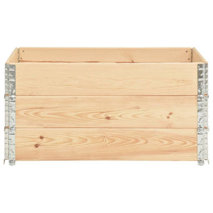 vidaXL Pallet Collar Set 3 pcs 80x120 cm Solid Pine Wood
