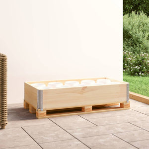 vidaXL Pallet Collar 50x100 cm Solid Pine