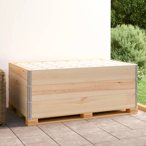 vidaXL Pallet Collar Set 3 pcs 100x150 cm Solid Pine Wood