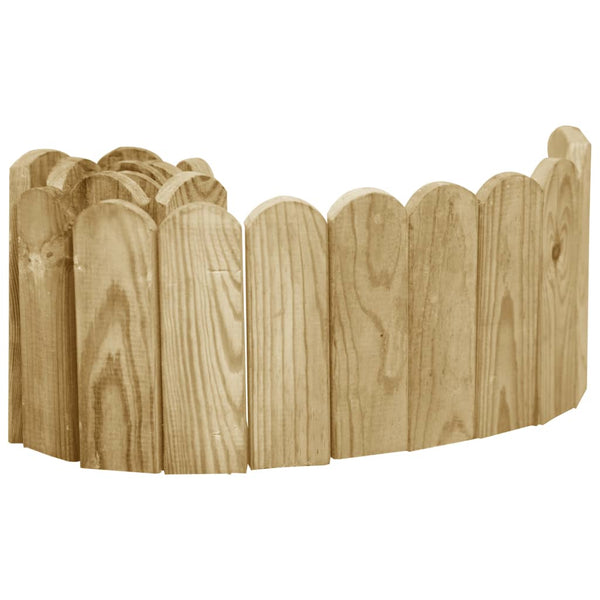 vidaXL Garden Edging 3 pcs 120 cm Impregnated Pinewood