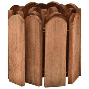 vidaXL Garden Bed Edging 2 pcs 120 cm Impregnated Pinewood