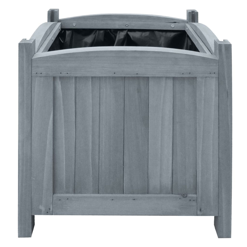 vidaXL Garden Raised Beds 2 pcs. 30x30x30 cm Solid Fir Wood