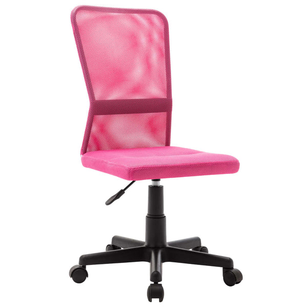 vidaXL Office Chair Pink 44x52x100 cm Mesh