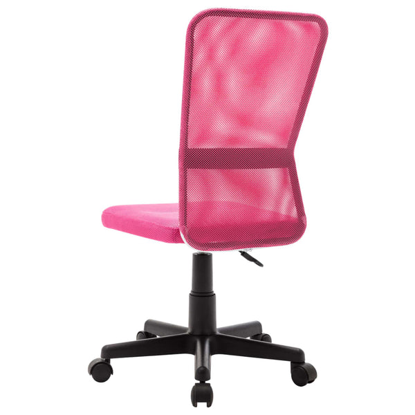 vidaXL Office Chair Pink 44x52x100 cm Mesh