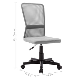vidaXL Office Chair Grey 44x52x100 cm Mesh