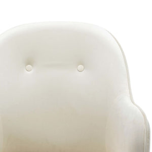 vidaXL Rocking Chair Cream White Velvet