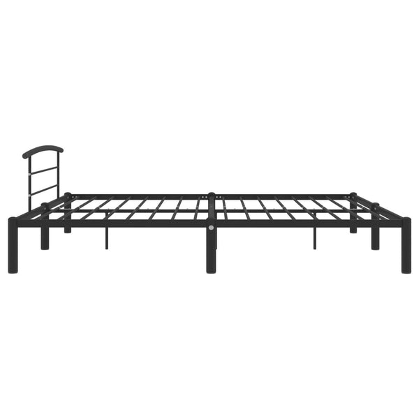 vidaXL Bed Frame Black Metal 180x200 cm