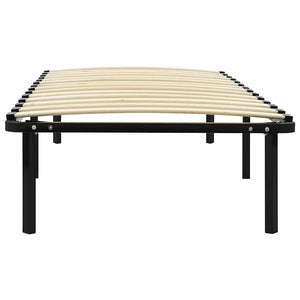 vidaXL Bed Frame Black Metal 90x200 cm