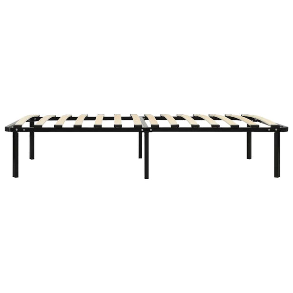 vidaXL Bed Frame Black Metal 90x200 cm