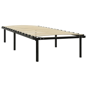 vidaXL Bed Frame Black Metal 100 x 200 cm