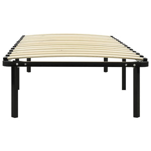 vidaXL Bed Frame Black Metal 100 x 200 cm