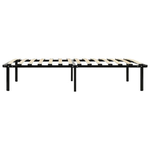 vidaXL Bed Frame Black Metal 100 x 200 cm