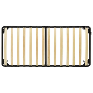 vidaXL Bed Frame Black Metal 100 x 200 cm
