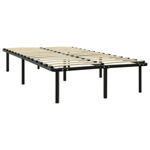 vidaXL Bed Black Metal 120x200 cm