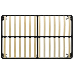 vidaXL Bed Frame Black Metal 160x200 cm