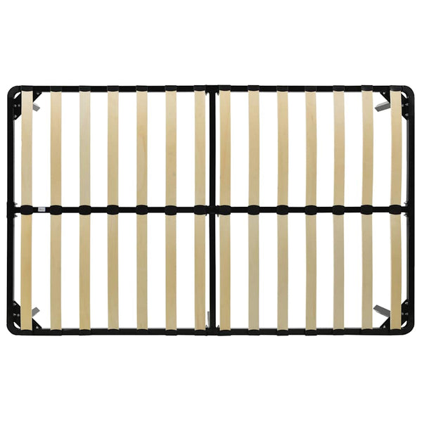 vidaXL Bed Frame Black Metal 160x200 cm