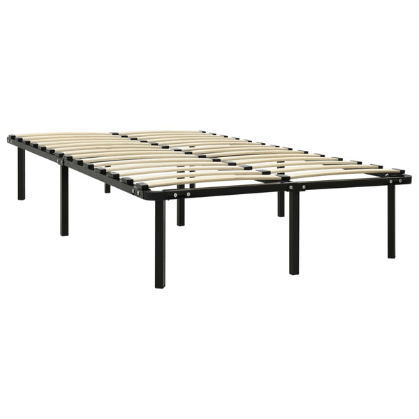 vidaXL Bed Frame Black Metal 180x200 cm