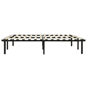 vidaXL Bed Frame Black Metal 180x200 cm